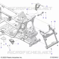 CHASIS, FRONT CAB SUPPORTS
