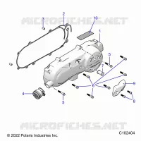 TREN, CLUTCH COVER AND DUCTING