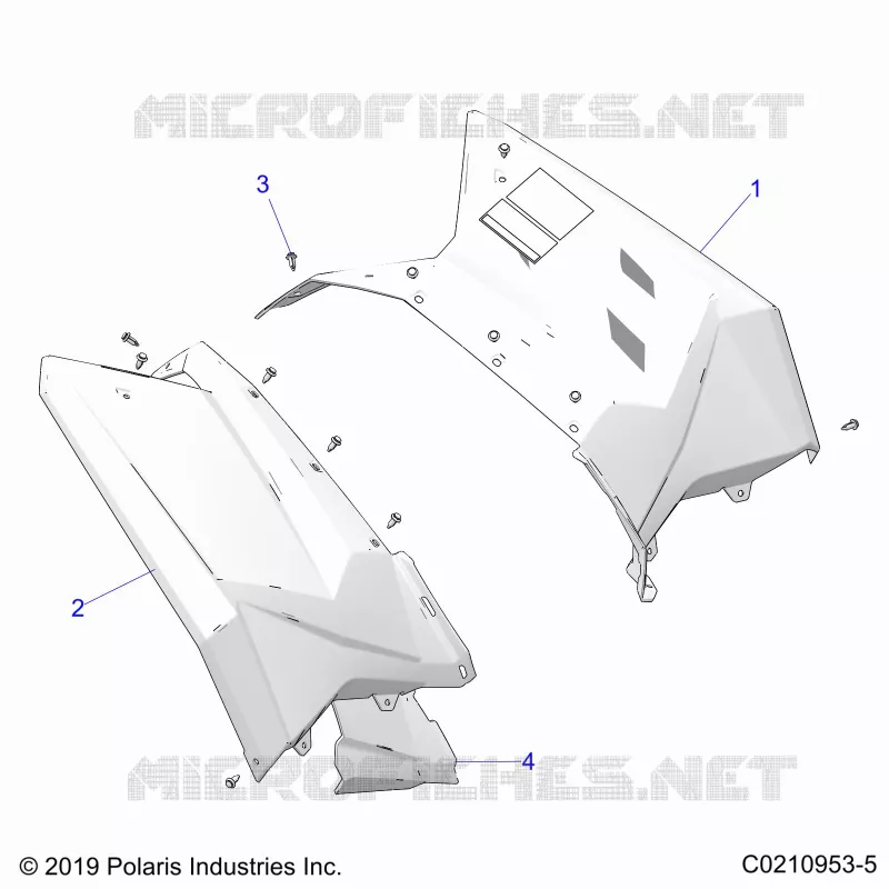 CARROCERÍA POSTERIOR CAB AND HEAT SHIELDS
