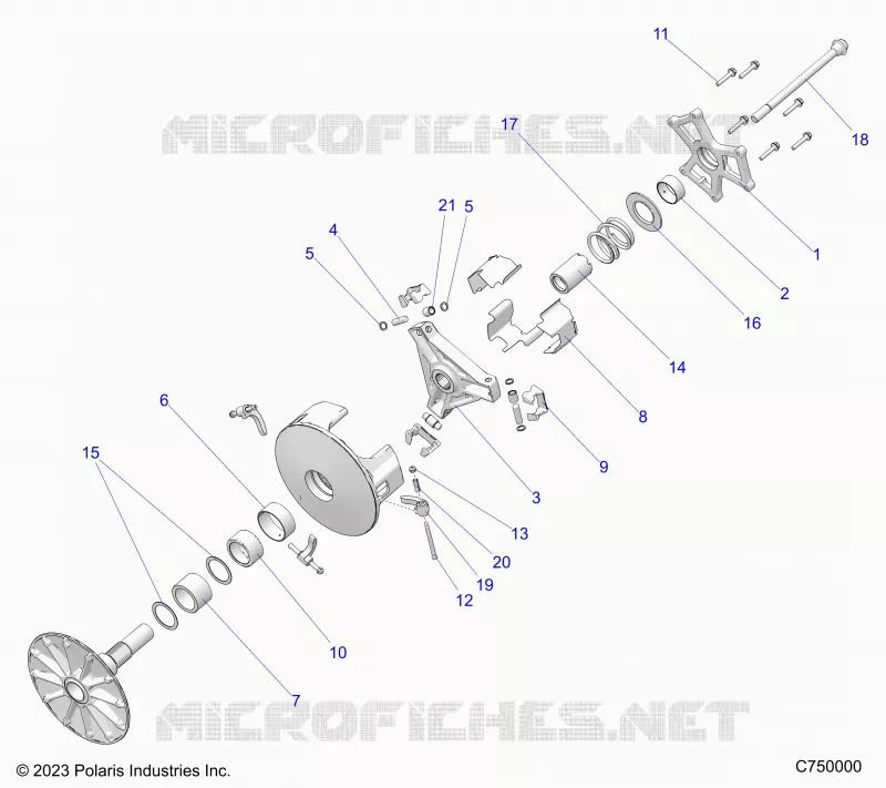 TREN, PRIMARY CLUTCH