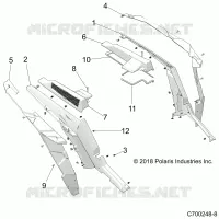 CARROCERÍA POSTERIOR FENDERS AND BEZELS- Z23NAE99PR (C700248-8)