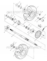 RUEDA TRASERA DRIVE ASSEMBLY (4914761476019A)