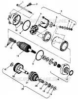 MOTOR DE ARRANQUE SLTX B964590 and Intl. SLTX I964590 (4935783578C007)