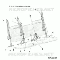 ASIENTO BELT AND MOUNTING