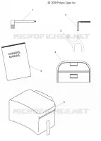 KIT DE HERRAMIENTA and CARGO STORAGE BAG