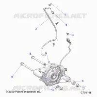 TREN, FRONT GEARCASE MOUNTING