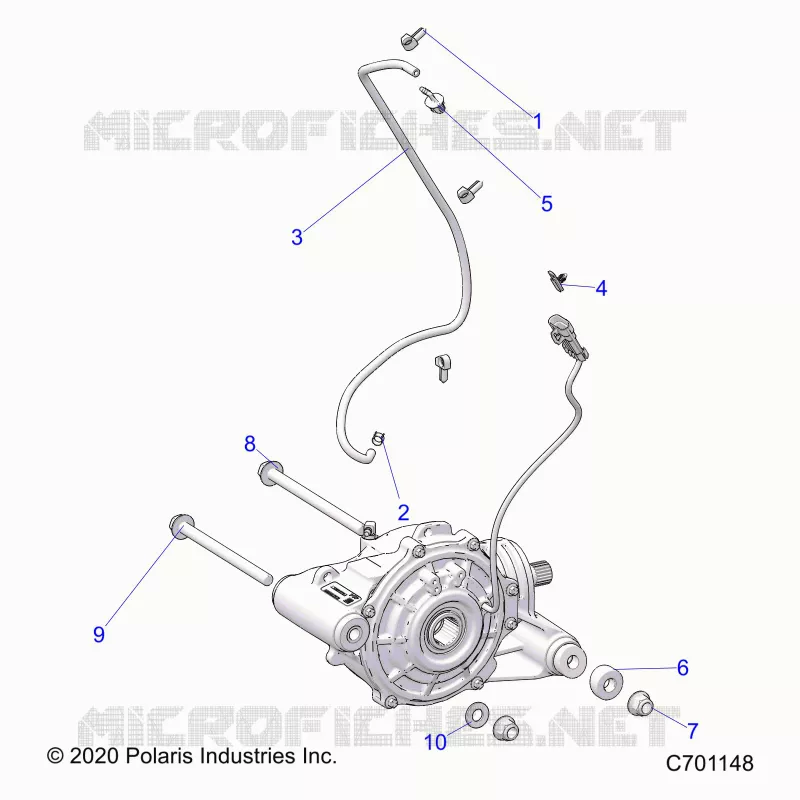 TREN, FRONT GEARCASE MOUNTING