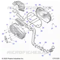 TREN, CLUTCH COVER AND DUCTING