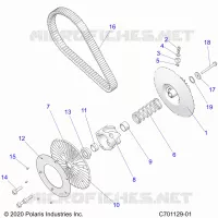 TREN, SECONDARY CLUTCH/BELT