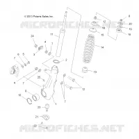 SUSPENSION, PUNTAL DELANTERO