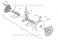 EMBRAGUE ASSEMBLY TRAIL DELUXE/0930243 (4923222322026A)