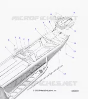CHASSIS, REAR, MISC. COVERS AND SNOWFLAP
