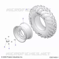 RUEDAS, FRONT TIRE