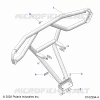 CARROCERÍA POSTERIOR BUMPER, TRAIL
