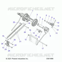 SUSPENSION, TRASERO ARM PAR