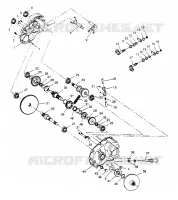 MONTAJE DE ENGRANAJES 2x4 400L W947540 (4926752675C003)