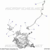 TREN, MAIN GEARCASE MOUNTING