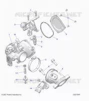 ENGINE, CUERPO DE MARIPOSA AND FUEL RAIL