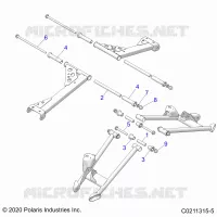 SUSPENSION TRASERA CONTROL ARM MOUNTING