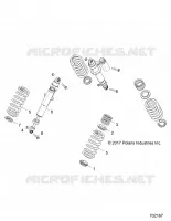SUSPENSION TRASERA SHOCK MOUNTING