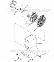 ARRANQUE DE RETROCESO ASSEMBLY 600 XCR 0951676 (4929132913D002)