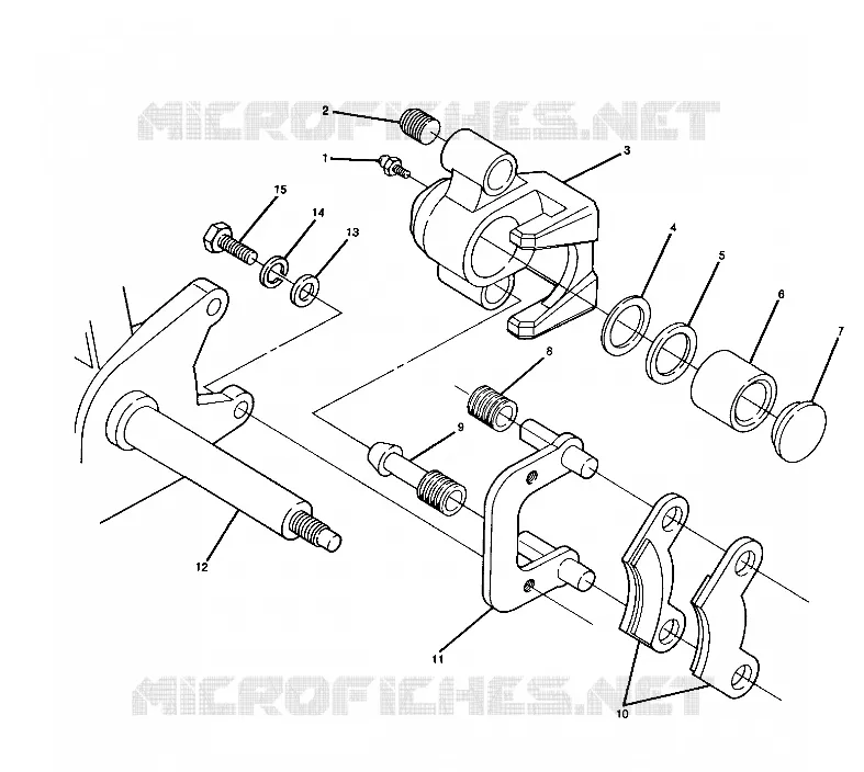 MONTAJE DE FRENO DELANTERA 250 2X4 / W927527 (4922862286016A)