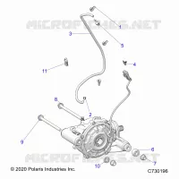 TREN, FRONT GEARCASE MOUNTING