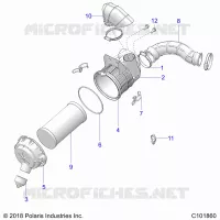 ENGINE, TOMA DE AIRE SYSTEM