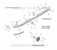SUSPENSION, montaje en carril (144 Inch)