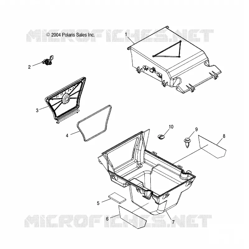 CAJA DE ALMACENAJE, REAR