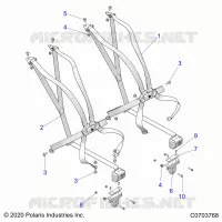 ASIENTO BELT MOUNTING 6 POINT