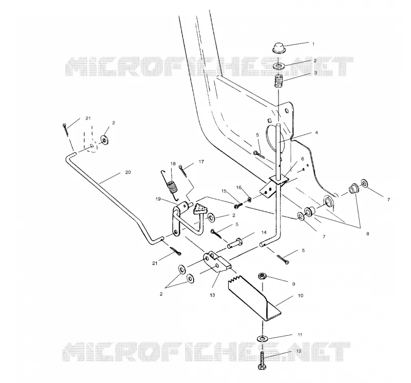 Y PEDAL FRENO DE ESTACIONAMIENTO ASSEMBLY