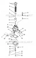 CARBURADOR XLT RMK 0960956, XLT SKS 0960556 AND EUROPEAN XLT SKS E960556 (4931813181D004)