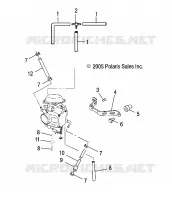 CARBURADOR MOUNTING/VENTING/GASOLINA LINES