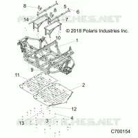 CHASSIS, MARCO PRINCIPAL AND SKID PLATES