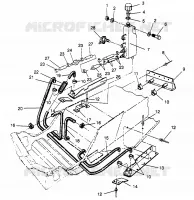 SISTEMA DE REFRIGERACIÓN 500 EFI SKS 0962574, 500 EFI RMK 0962974, and EUROPEAN 500 E (4931983198B007)