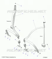 ASIENTO BELT MOUNTING, FRONT