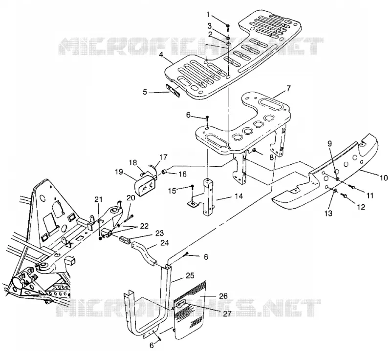 Portaequipajes delantero y Montaje TOPE XPLORER 300 W969130 (4935903590A009)