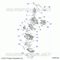 ENGINE, CRANKCASE AND CIGUEÑAL