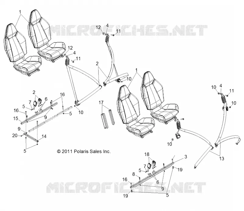 ASIENTO MOUNTING and BELTS