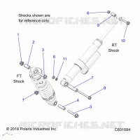 SUSPENSION, MONTAJE DE DESCARGA, REAR SUSP.