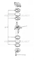 BOMBA DE COMBUSTIBLE 500 CARB 0962764, 500 CARB SKS 0962564,  500 CARB SKS E962564 (EU (4931873187D003)
