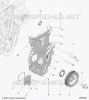 MOTOR, FRONT COVER ASSEMBLY