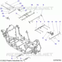 CHASSIS, MAIN FRAME AND ESQUÃD PLATES