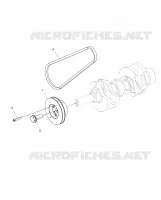 MOTOR, POLEA and DRIVE BELT