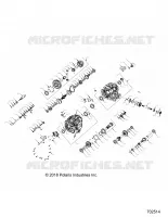 DRIVE TRAIN, PRINCIPAL GEARCASE INTERNALS