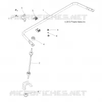 SUSPENSION, BARRA DE TORSIÃ“N, REAR