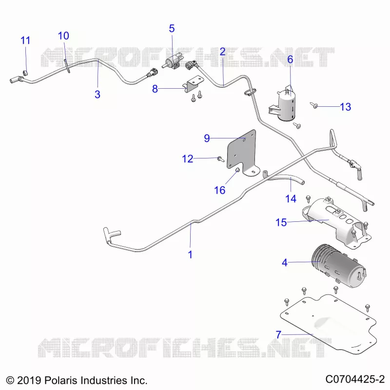 SISTEMA DE COMBUSTIBLE, FUEL TANK EVAP, CANISTER AND LINES