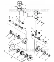 PISTÓN Y CIGÜEÑAL WIDETRAK LX 0942064 (49250425040032)