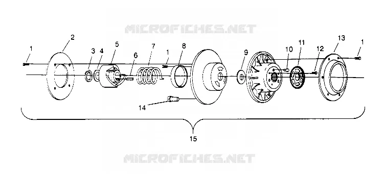 accionado de embrague ASSEMBLY  TRAIL 0952761, TRAIL DELUXE 0952262,   and EUROPEAN (4928862886C008)